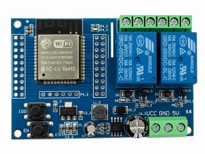 Moduł ESP32-32E WiFi Bluetooth z 2 przekaźnikami 10A 7-36V do Arduino IoT