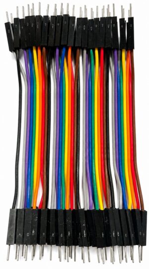 Przewody Dupont męsko-męskie 10 cm 40 pin do Arduino ESP32 Raspberry Pi