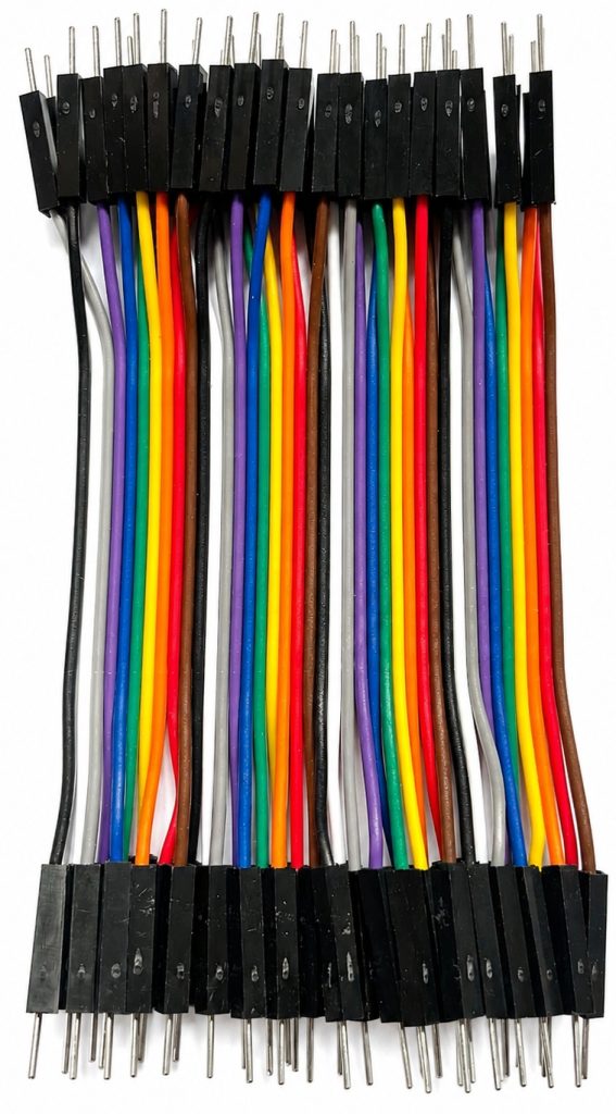 Przewody Dupont męsko-męskie 10 cm 40 pin do Arduino ESP32 Raspberry Pi