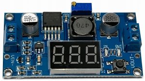 Przetwornica DC-DC Step-Down LM2596 3A z wyświetlaczem LED