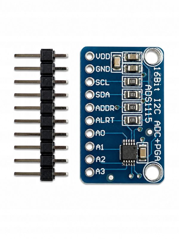 Moduł ADS1115 – 16-bitowy przetwornik ADC I2C