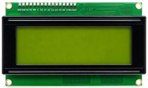 Wyświetlacz LCD 20x4 2004 zielony z konwerterem I2C do Arduino ESP32