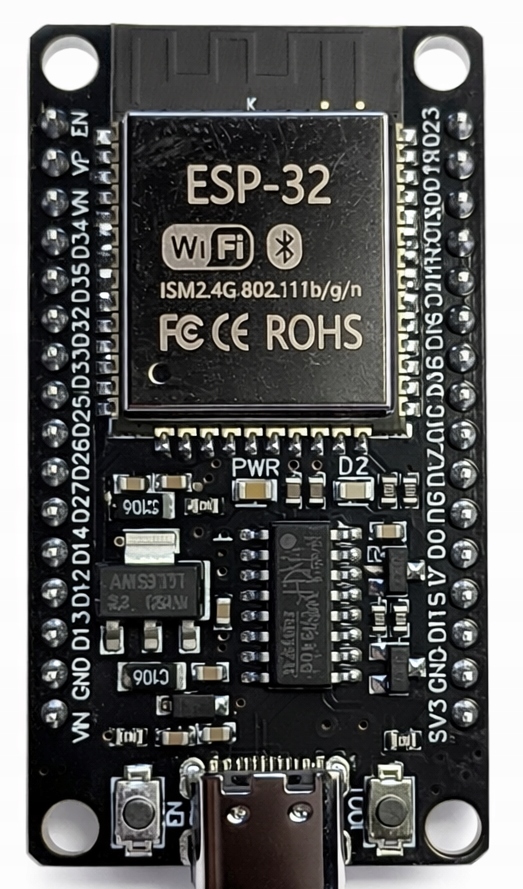 Mikrokontroler ESP32 DevKit CH340 Type-C WiFi BT ESP-32 WROOM