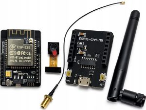 Zestaw ESP32-CAM + OV2640 + ESP32-CAM-MB + antena zewnętrzna