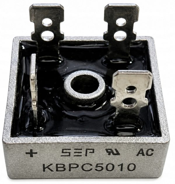 Mostek prostowniczy KBPC5010 50A 1000V z otworem pod radiator