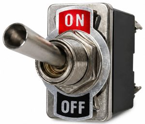 Przełącznik dźwigniowy ON-OFF KL-1201 16A 250V AC panelowy