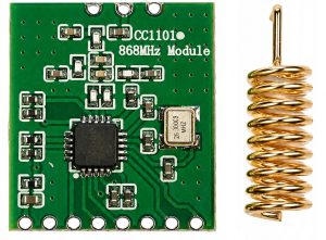 Moduł radiowy CC1101 868MHz RF SPI + antena helikalna
