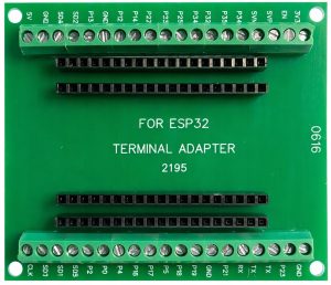 Adapter terminalowy do ESP32 38-PIN – wersja 25,4 mm