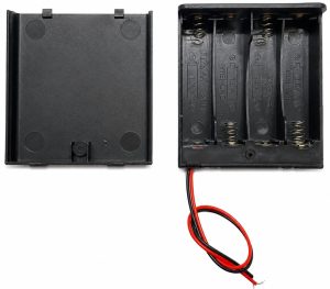 Koszyk na 4 baterie AA (R6) z włącznikiem ON/OFF 6V