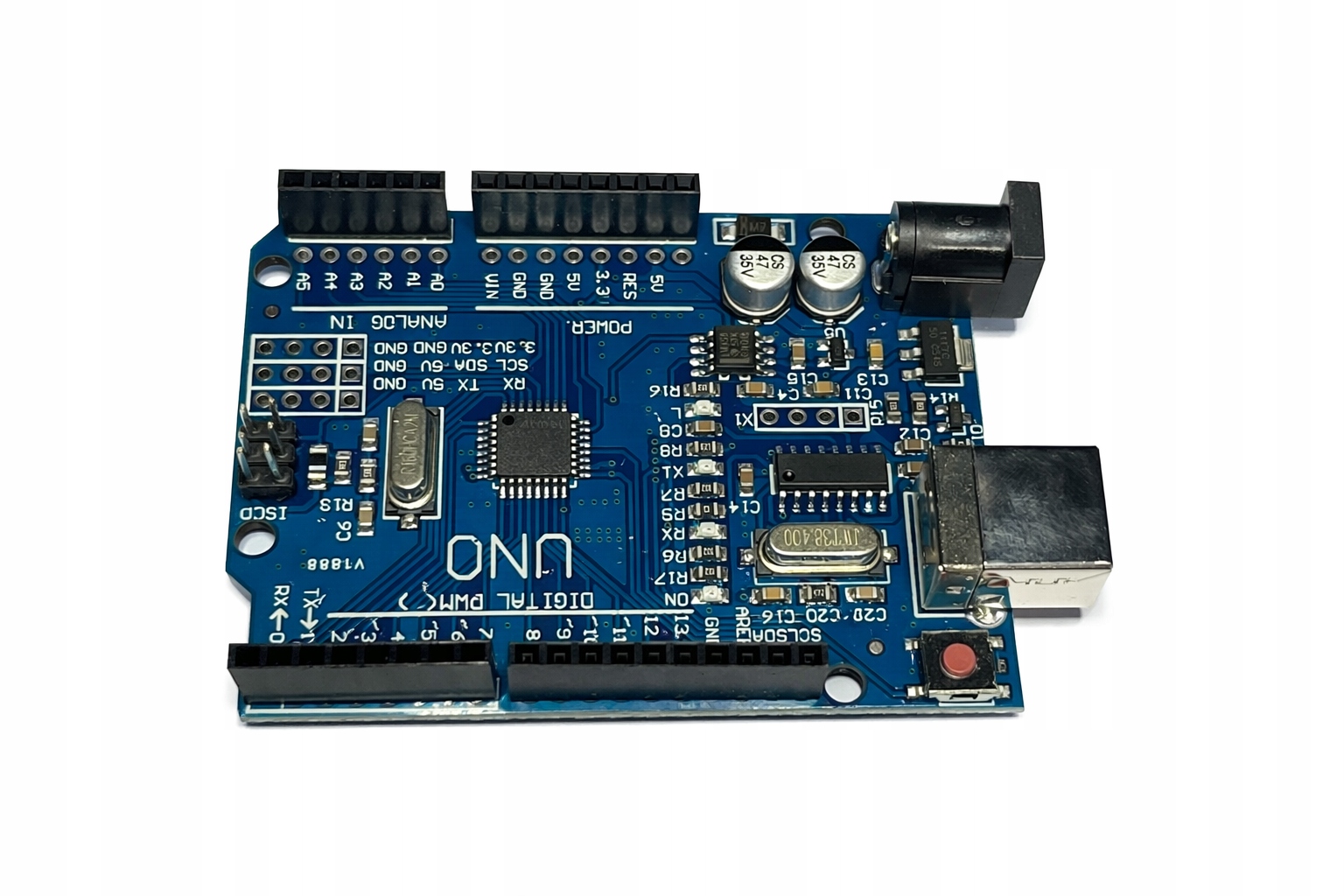 Płytka ATmega328P SMD kompatybilna z Arduino FT232RL USB-B - obrazek 7