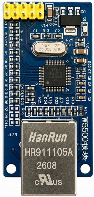 Moduł Ethernet W5500 RJ45 SPI TCP/IP do Arduino ESP32 STM32 Raspberry Pi