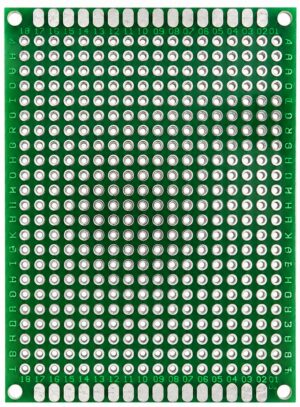 Płytka prototypowa PCB 5×7 cm – dwustronna 2.54 mm 432 otwory