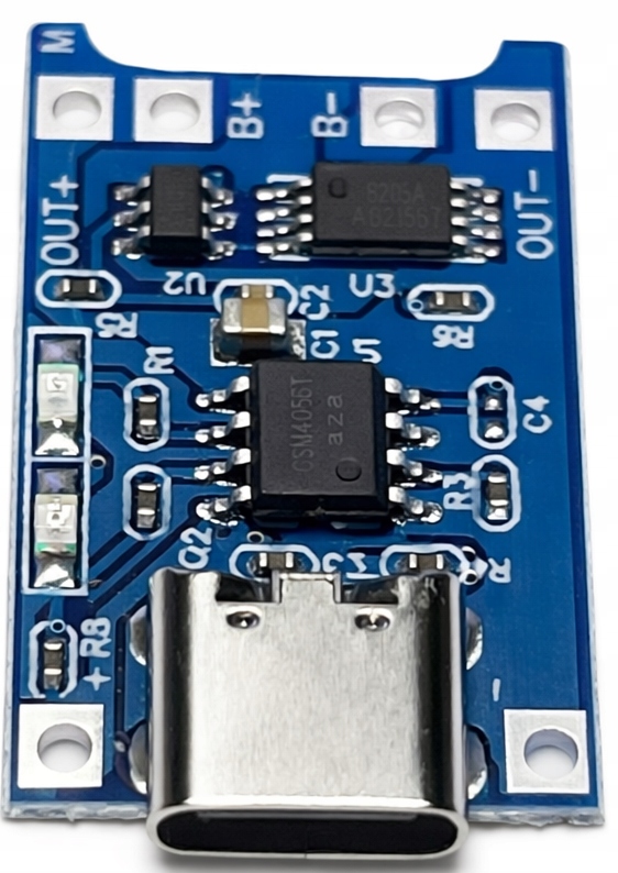 Moduł ładowarki akumulatorów Li-Ion TP4056 USB-C